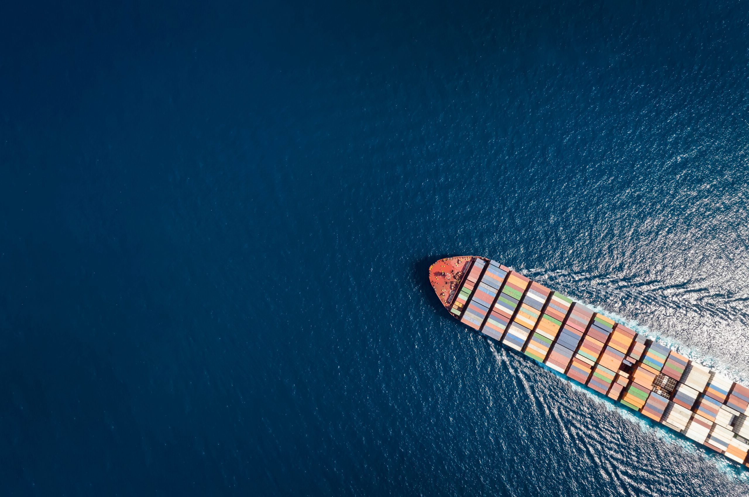 High,Aerial,Top,Down,View,Of,A,Large,Container,Cargo